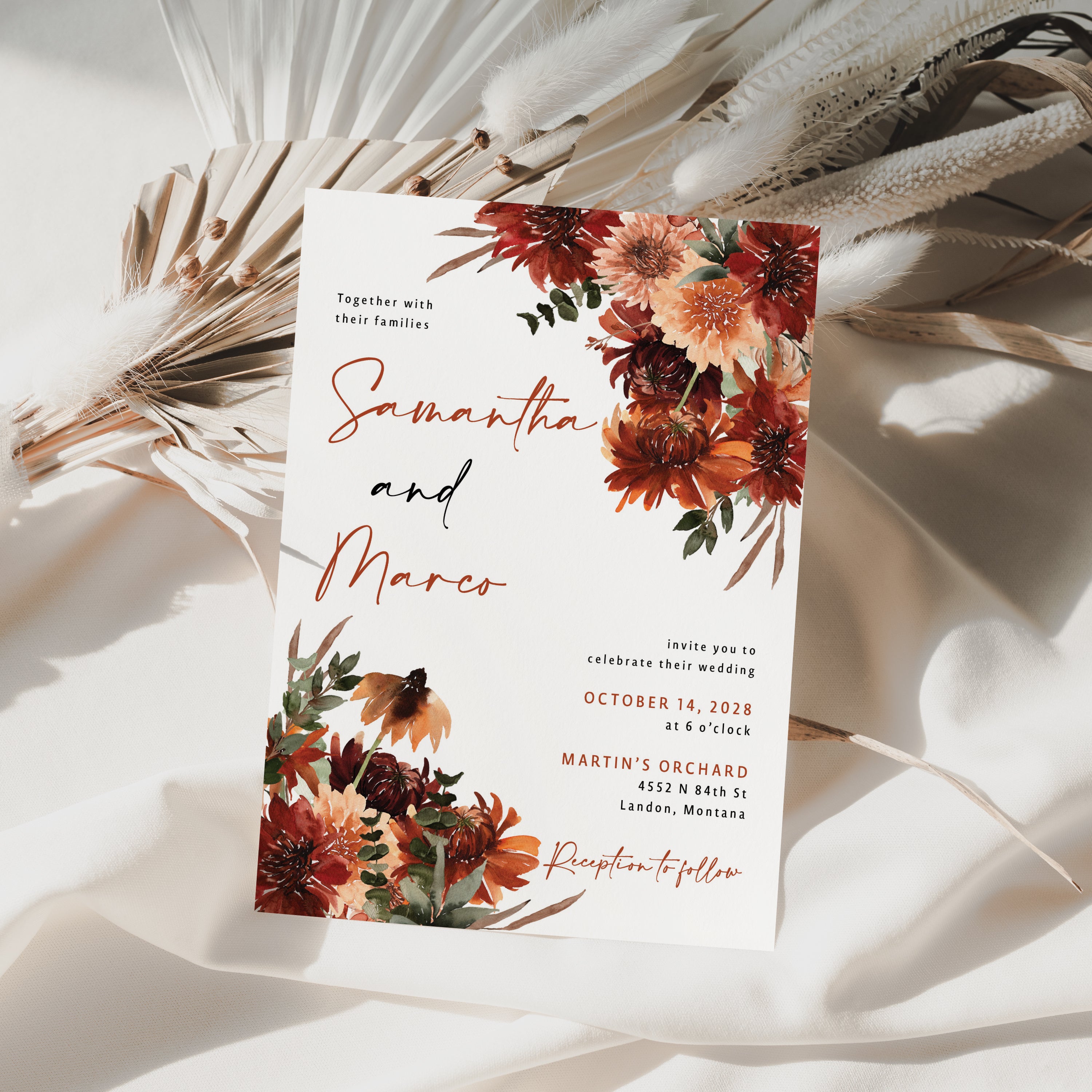 Modern and trendy wedding products.