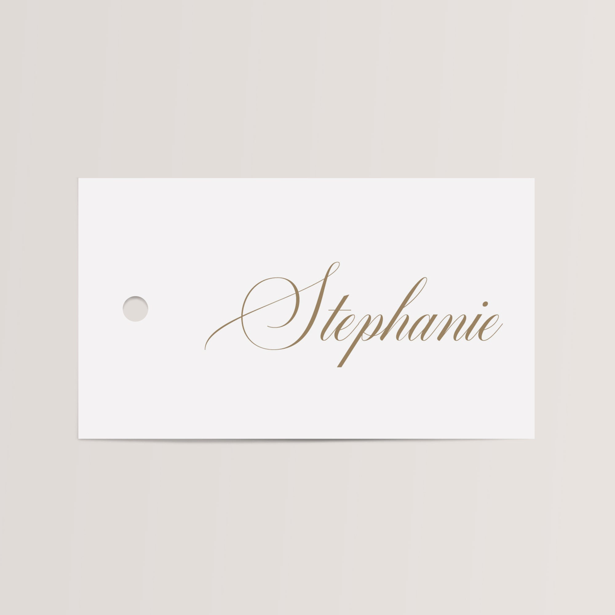 Personalized Shower Name Cards with Chiffon Ribbon that are printed for you with gold ink on thick, smooth, white card stock and include the ribbon! You can choose the color of ribbon. Perfect for any occasion:
Weddings and Rehearsal Dinners, Baby Shower, Bridal Shower, Wedding Shower, Business Party, Corporate Event or Events with assigned seating