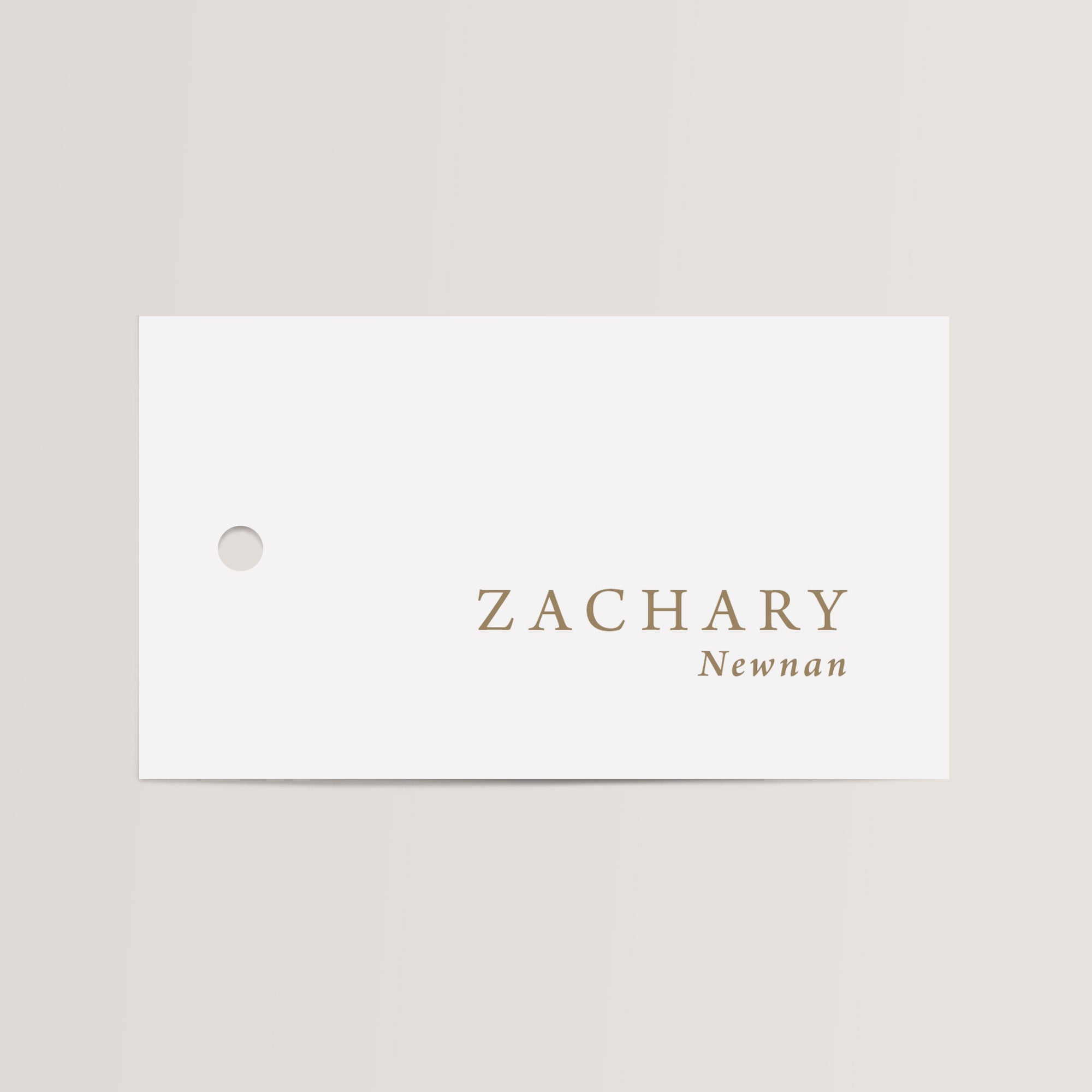 Personalized Wedding Place Cards with Chiffon Ribbon that are printed for you with champagne ink on thick, smooth, white card stock and include the ribbon! Perfect for any occasion: