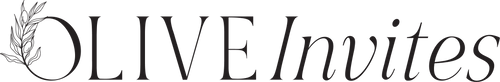 Olive Invites word logo.