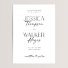 Announce your wedding with timeless elegance using these simple, black-and-white save the date cards. Designed with a blend of script and serif fonts, these minimalist cards offer a stylish and budget-friendly way to share your exciting news. Perfect for couples seeking a modern and sophisticated touch.