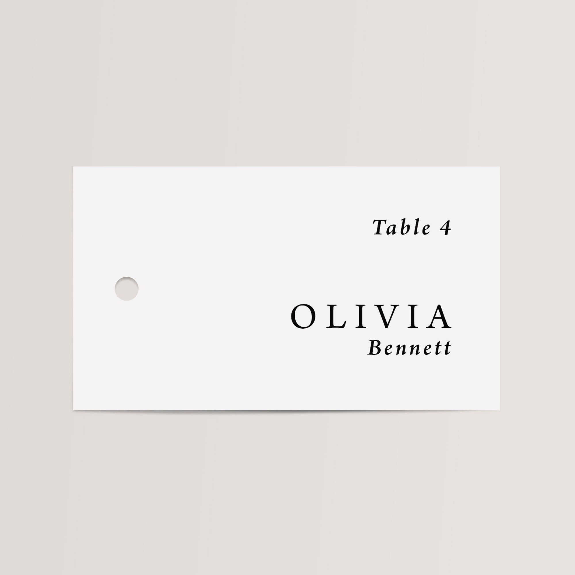 Personalized Place Cards with Table Numbers and Chiffon Ribbon that are printed for you in black ink on thick, smooth, white card stock! Perfect for any occasion: Weddings and Rehearsal Dinners, Baby Shower, Bridal Shower, Wedding Shower, Business Party, Corporate Event and Events with assigned seating.