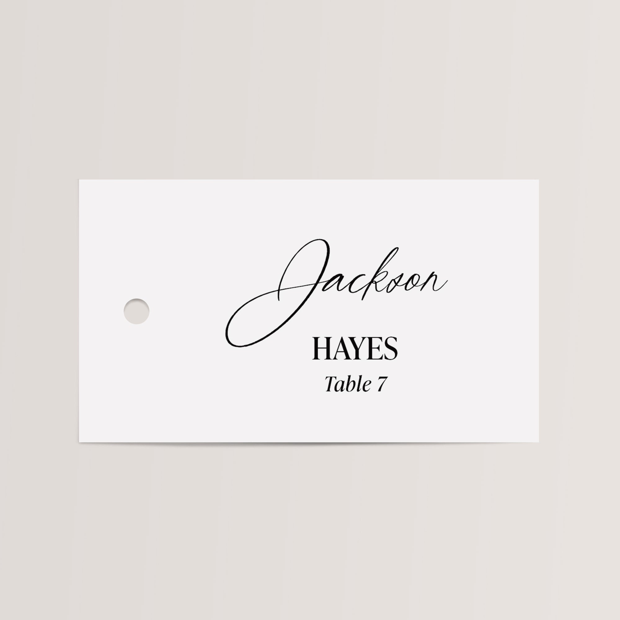 Personalized Name Cards with Table Numbers and Chiffon Ribbon that are printed for you in black ink on thick, smooth, white card stock! Perfect for any occasion: Weddings and Rehearsal Dinners, Baby Shower, Bridal Shower, Wedding Shower, Business Party, Corporate Event and Events with assigned seating.