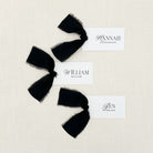 Personalized Old Money Place Cards with Black Chiffon Ribbon in black ink that are printed for you on thick, smooth, white card stock! Perfect for any occasion: Weddings and Rehearsal Dinners, Baby Shower, Bridal Shower, Wedding Shower, Business Party, Corporate Event and Events with assigned seating.