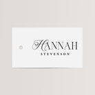 Personalized Old Money Place Cards with Black Chiffon Ribbon in black ink that are printed for you on thick, smooth, white card stock! Perfect for any occasion: Weddings and Rehearsal Dinners, Baby Shower, Bridal Shower, Wedding Shower, Business Party, Corporate Event and Events with assigned seating.