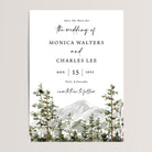Mountain wedding save the date cards featuring stunning watercolor mountains and a forest of trees&nbsp;

These save the dates are a beautiful and natural way to announce your special day. With serene forest scenery and soft watercolor details, these cards capture the essence of nature, setting a romantic and adventurous tone for your upcoming wedding.