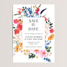 Bright Wildflower Wedding Save the Date Cards

Perfect for your garden wedding or rustic outdoor celebration. Featuring a charming, wildflower-inspired design, these cards are a beautiful way to announce your upcoming special day surrounded by nature's beauty.